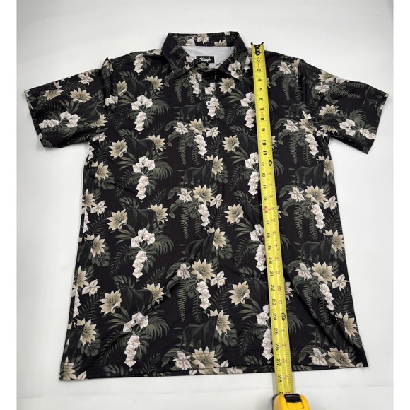 Waggle Men's M Polyester Black Panther Short Sleeve Polo - Picture 3 of 5